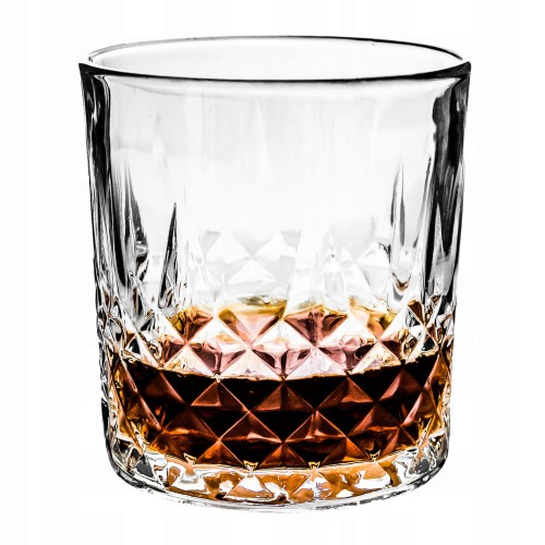 Szklanka do whisky ozdobna na sok na wodę 300 ml