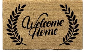 Wycieraczka kokosowa podgumowana welcome home 40x60 cm