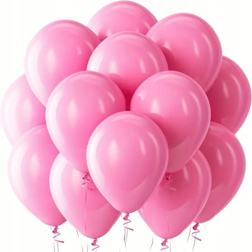 RÓŻOWE balony dekoracyjne do girland na komunię chrzest ślub wesele 20 szt