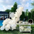 Białe balony dekoracyjne do girland na komunię chrzest ślub wesele 20 szt