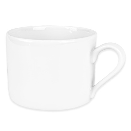 Filiżanka biała z porcelany na kawę herbatę kristoff 0,22l