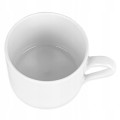 Filiżanka biała z porcelany na kawę herbatę kristoff 0,22l