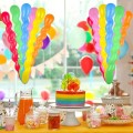 Balony spiralne kręcone długie kolorowe zestaw do modelowania 40 szt