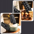 Rękawica kuchenna czarna w kratę do gorących naczyń do kuchni domu