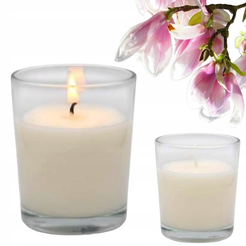 Świeca zapachowa w szkle słoiku 120 g zapach jaśminu i magnolii