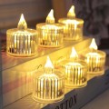 Świeczka LED wkład do zniczy mini świeczuszka na baterie mocno świeci h 5cm