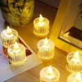 Świeczka LED wkład do zniczy mini świeczuszka na baterie mocno świeci h 5cm