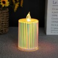 Świeczka led wkład do zniczy holo 11x 6 cm