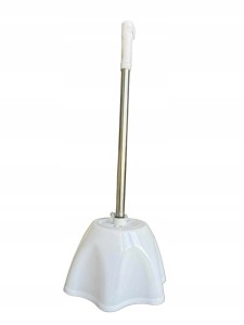 Szczotka do wc plastikowa biała do łazienki toalety