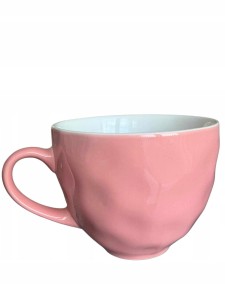 Kubek ceramiczny duży na nóżce na kawę herbatę 350 ml