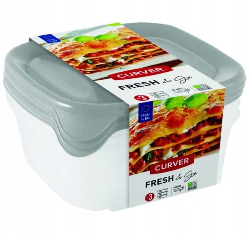 Zestaw pojemników na żywność 3 x 0,8l marki Curver