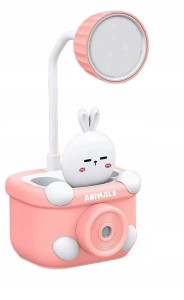 Lampka na biurko dla dziecka ledowa na usb z organizerem i temperówką