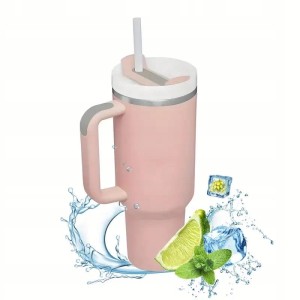 Kubek termiczny na kawę herbatę ze słomką MODNY termos 1200 ml