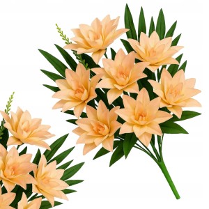 Sztuczne kwiaty bukiet dalii DALIE 52 cm 7 główek dekoracja wazon MRE1003