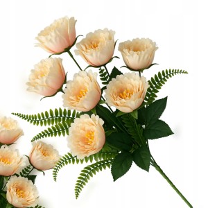 Sztuczne piwonie bukiet 48 cm 7 główek kwiaty ozdobne dekoracyjne MRE1025
