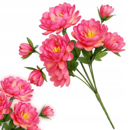 Bukiet chryzantem sztucznych 50 cm dekoracja do wazonu i aranżacji MRE1004
