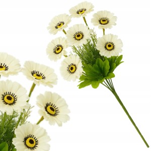 Sztuczne kwiaty bukiet dekoracyjny eleganckie ozdoby do domu i wnętrz