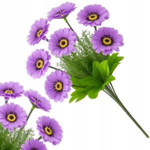 Sztuczne kwiaty bukiet dekoracyjny eleganckie ozdoby do domu i wnętrz