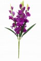 Gałązka dekoracyjna eustoma sztuczna 62 cm - kwiat do wazonu i kompozycji