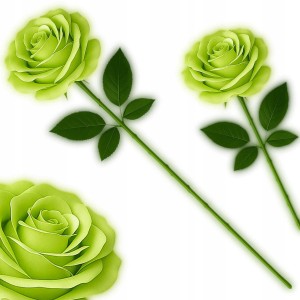 Gałązka róży sztuczna róża 50 cm elegancka dekoracja do wazonu do domu