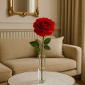 Gałązka róży sztuczna róża 50 cm elegancka dekoracja do wazonu do domu