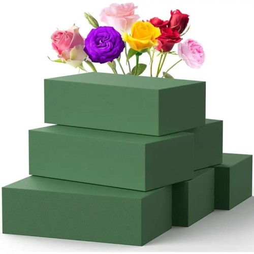 Gąbka florystyczna mokra prostokątna do stroików 23x11 cm ECO ZIELONA