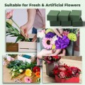 Gąbka florystyczna mokra prostokątna do stroików 23x11 cm ECO ZIELONA
