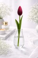 Sztuczny TULIPAN kwiat pojedynczy silikonowy JAK ŻYWY dekoracyjny 31 cm