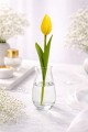 Sztuczny TULIPAN kwiat pojedynczy silikonowy JAK ŻYWY dekoracyjny 31 cm