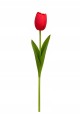 Sztuczny TULIPAN kwiat pojedynczy silikonowy JAK ŻYWY dekoracyjny 42 cm