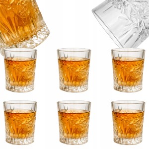 Kieliszki do alkoholu wódki bimbru likieru whisky kryształowe 6 szt