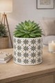 Doniczka ceramiczna na kwiata elegancka osłonka