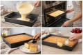 Blacha do pieczenia forma do ciasta prostokątna blacha NON-STICK 40x24x6 cm