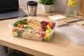 Pojemnik na żywność hermetyczny lunchbox z pokrywą klipsy BPA FREE 3,5l