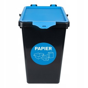 KOSZ NA ŚMIECI NA PAPIER TEKTURĘ 11L Z RĄCZKĄ