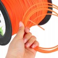 Żyłka do podkaszarki TNĄCA DO GŁOWIC PODKASZARKI KOSY 2.4 x 1m 5-Kątna