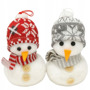 Bałwanki świąteczne dekoracyjne na święta Bożego Narodzenia