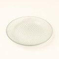 Talerz szklany deserowy na sałatki owoce dekoracyjny fi. 20 cm