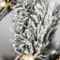 Choinka ledowa na pniu drzewko świąteczne jak żywe ze światełkami 120 cm