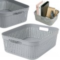 Organizer plastikowy koszyk pojemnik do biura i domu 39×29,5×13 cm