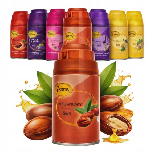 Odświeżacz zapachowy SPRAY automatyczny MIX zapachów 250 ml