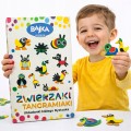 Gra planszowa ZWIERZAKI TANGRIAMAKI edukacyjna dla dzieci