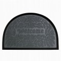 Wycieraczka pod drzwi do domu antypoślizgowa półokrągła WELCOME