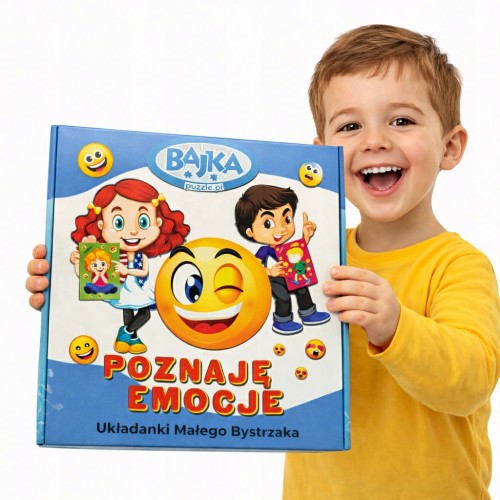 Gra edukacyjna układanka POZNAJE EMOCJE edukacyjna dla dzieci