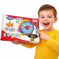 Gra edukacyjna BAJKA nauka godzin dla dzieci puzzle wtykowe 80 elementów
