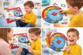 Gra edukacyjna BAJKA nauka godzin dla dzieci puzzle wtykowe 80 elementów