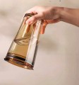 Szklany kubek ze słomką na lemoniadę sok wodę 450 ml DO SAMOCHODU