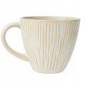 Kubek ceramiczny na kawę herbatę ryflowany styl rustykalny 350ml