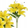 Bukiet sztucznych LILII LILIE dekoracja do wazonu na grób 50cm MRMZ 1082