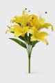 Bukiet sztucznych LILII LILIE dekoracja do wazonu na grób 50cm MRMZ 1082